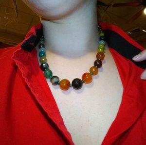 Onyx necklace (4 color choices)